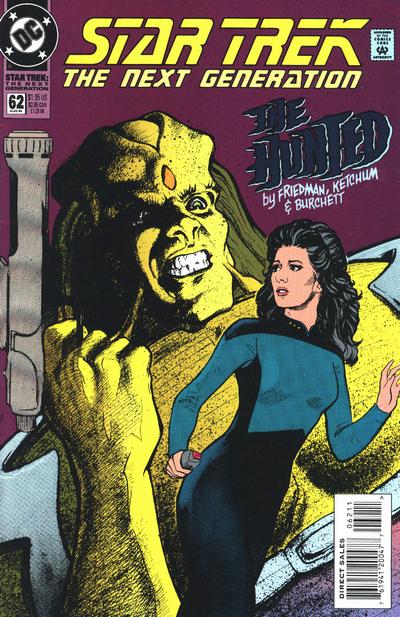 Cover for Star Trek: The Next Generation (DC, 1989 series) #62 [Direct Sales]