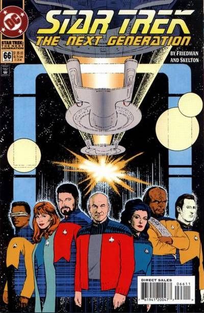 Cover for Star Trek: The Next Generation (DC, 1989 series) #66 [Direct Sales]