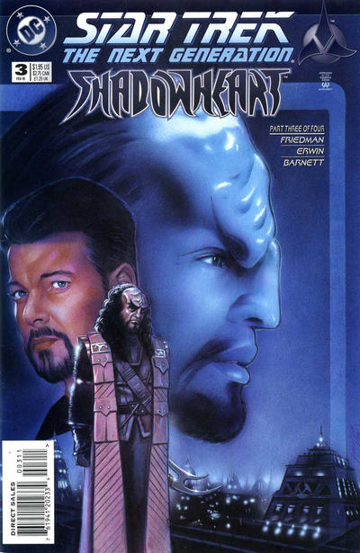 Cover for Star Trek: The Next Generation -- Shadowheart (DC, 1994 series) #3 [Direct Sales]