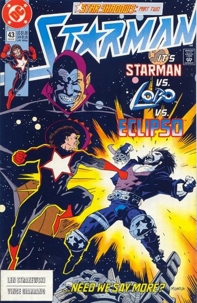 Cover for Starman (DC, 1988 series) #43 [Direct]