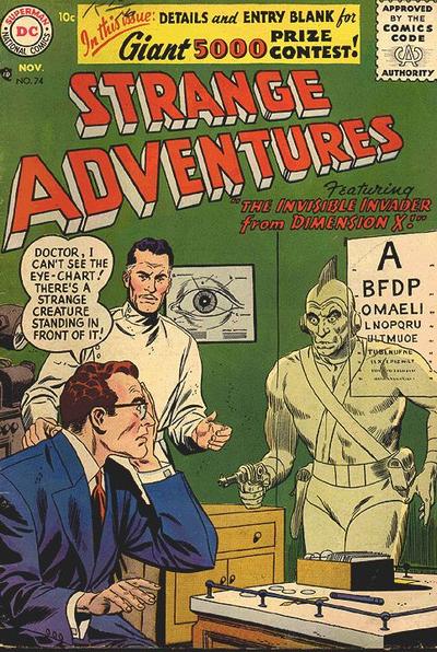 Cover for Strange Adventures (DC, 1950 series) #74