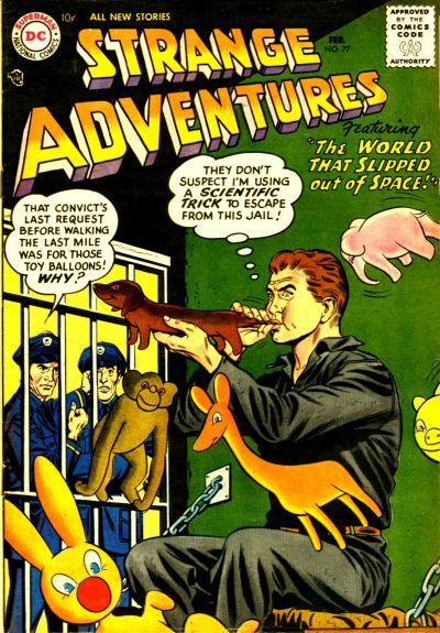 Cover for Strange Adventures (DC, 1950 series) #77