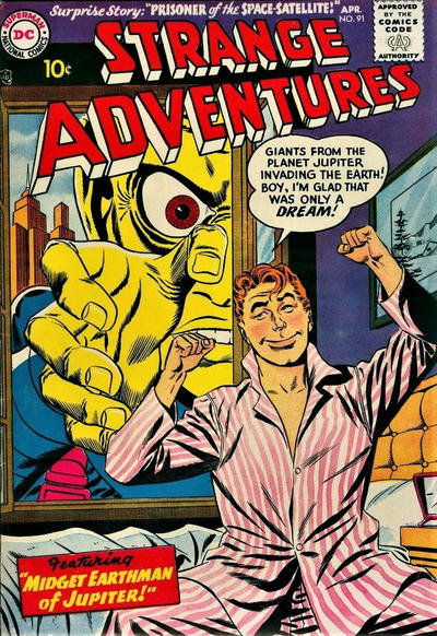 Cover for Strange Adventures (DC, 1950 series) #91