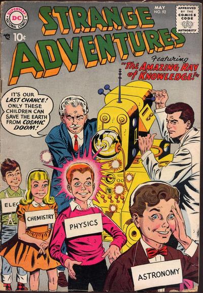 Cover for Strange Adventures (DC, 1950 series) #92
