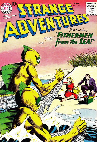 Cover for Strange Adventures (DC, 1950 series) #105