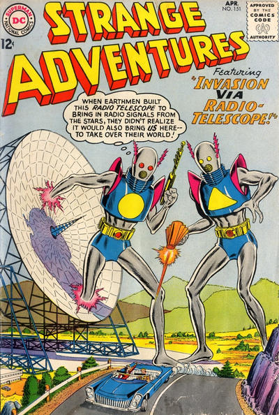 Cover for Strange Adventures (DC, 1950 series) #151
