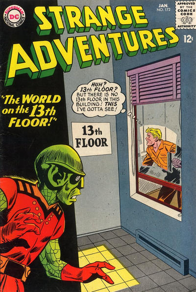 Cover for Strange Adventures (DC, 1950 series) #172