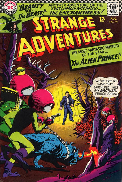 Cover for Strange Adventures (DC, 1950 series) #191