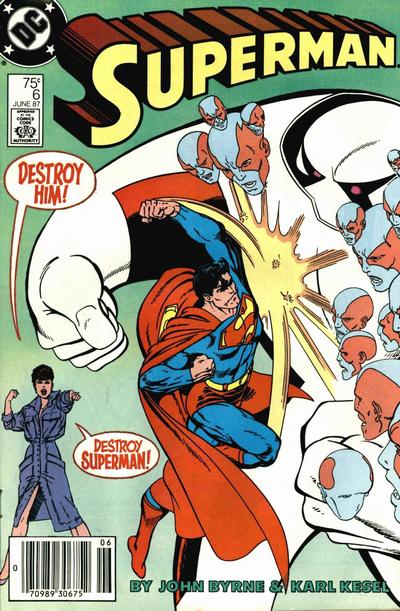 Cover for Superman (DC, 1987 series) #6 [Newsstand]