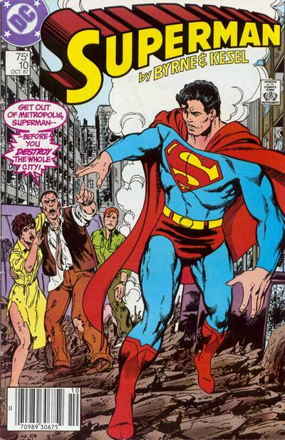 Cover for Superman (DC, 1987 series) #10 [Newsstand]