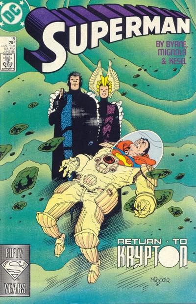 Cover for Superman (DC, 1987 series) #18 [Direct]