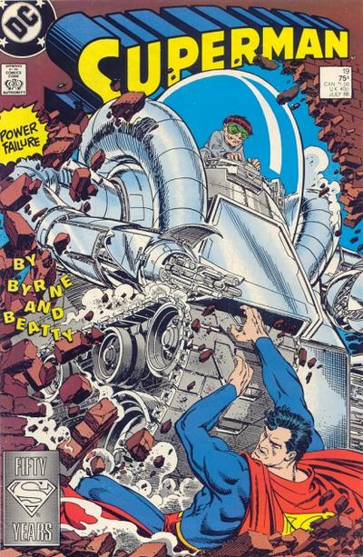 Cover for Superman (DC, 1987 series) #19 [Direct]