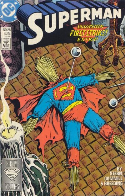 Cover for Superman (DC, 1987 series) #26 [Direct]