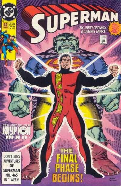 Cover for Superman (DC, 1987 series) #42 [Direct]