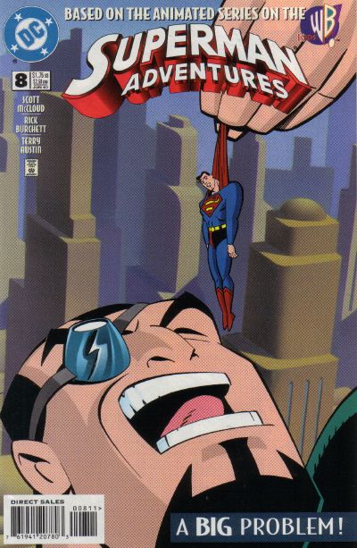 Cover for Superman Adventures (DC, 1996 series) #8 [Direct Sales]
