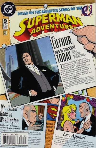 Cover for Superman Adventures (DC, 1996 series) #9
