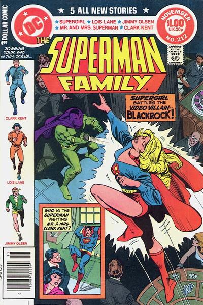 Cover for The Superman Family (DC, 1974 series) #212 [Newsstand]