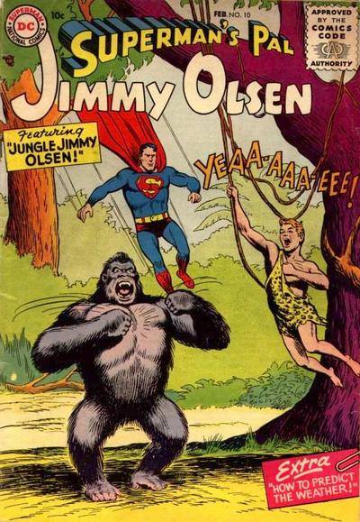 Cover for Superman's Pal, Jimmy Olsen (DC, 1954 series) #10