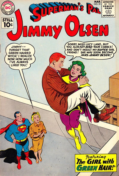Cover for Superman's Pal, Jimmy Olsen (DC, 1954 series) #51