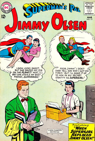 Cover for Superman's Pal, Jimmy Olsen (DC, 1954 series) #75
