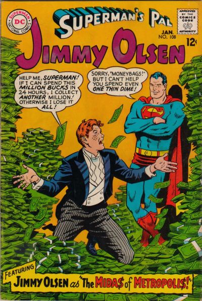 Cover for Superman's Pal, Jimmy Olsen (DC, 1954 series) #108