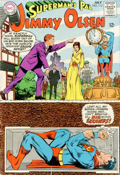 Cover for Superman's Pal, Jimmy Olsen (DC, 1954 series) #112