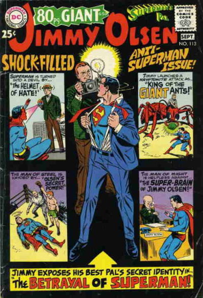 Cover for Superman's Pal, Jimmy Olsen (DC, 1954 series) #113