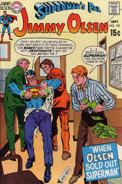 Cover for Superman's Pal, Jimmy Olsen (DC, 1954 series) #132