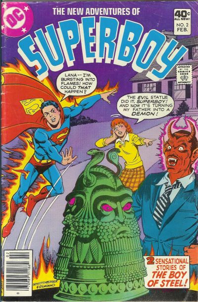 Cover for The New Adventures of Superboy (DC, 1980 series) #2