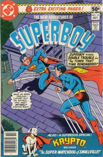 Cover for The New Adventures of Superboy (DC, 1980 series) #10 [Newsstand]