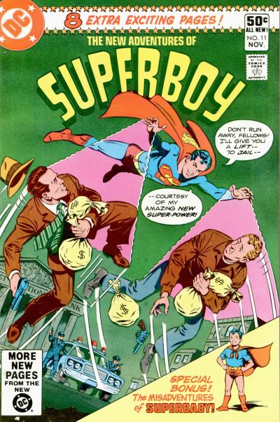 Cover for The New Adventures of Superboy (DC, 1980 series) #11 [Direct]
