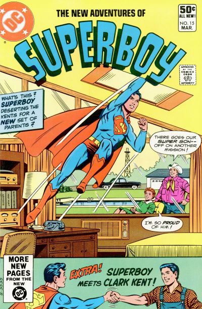Cover for The New Adventures of Superboy (DC, 1980 series) #15 [Direct]
