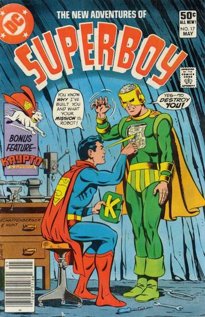 Cover for The New Adventures of Superboy (DC, 1980 series) #17 [Newsstand]