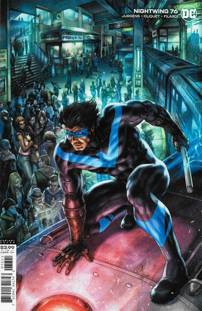 Cover for Nightwing (DC, 2016 series) #76 [Alan Quah Cover]