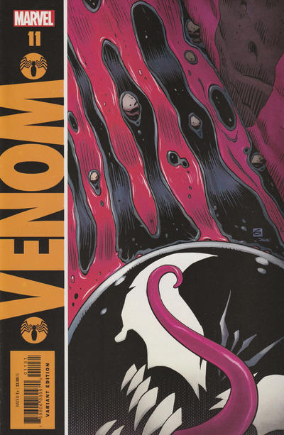 Cover for Venom (Marvel, 2018 series) #11 (176) [Variant Edition - Watchmen Homage - Dave Gibbons Cover]