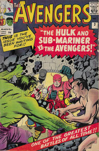Cover Thumbnail for The Avengers (Marvel, 1963 series) #3 [British]