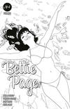 Cover Thumbnail for Bettie Page (2020 series) #4 [Black and White Cover Kano]