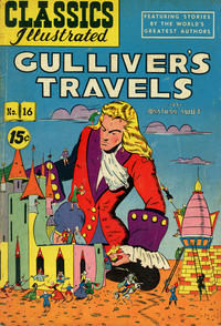 Cover Thumbnail for Classics Illustrated (Gilberton, 1947 series) #16 [HRN 89] - Gulliver's Travels