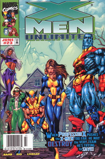 Cover for X-Men Unlimited (Marvel, 1993 series) #23 [Newsstand]