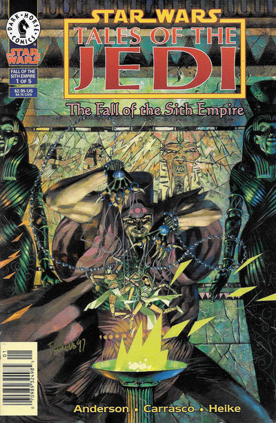 Cover for Star Wars: Tales of the Jedi - The Fall of the Sith Empire (Dark Horse, 1997 series) #1 [Newsstand]