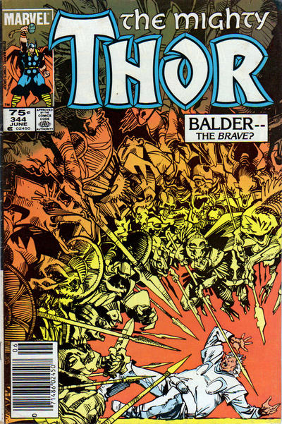 Cover for Thor (Marvel, 1966 series) #344 [Canadian]