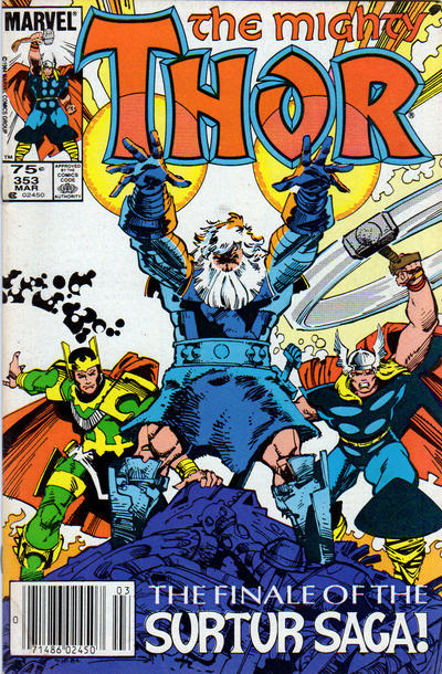 Cover for Thor (Marvel, 1966 series) #353 [Canadian]