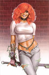 Cover for Dawn (SIRIUS Entertainment, 1995 series) #1 [Twin Comics "White Trash" Cover]