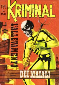 Cover Thumbnail for Kriminal (Editoriale Corno, 1964 series) #159
