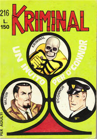 Cover Thumbnail for Kriminal (Editoriale Corno, 1964 series) #216