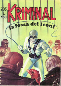 Cover Thumbnail for Kriminal (Editoriale Corno, 1964 series) #206