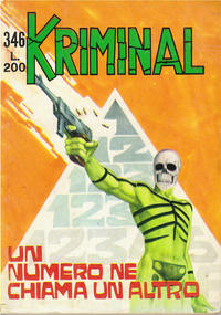 Cover Thumbnail for Kriminal (Editoriale Corno, 1964 series) #346