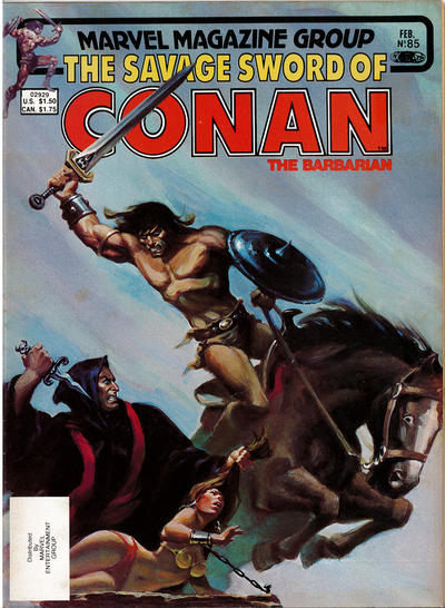 Cover for The Savage Sword of Conan (Marvel, 1974 series) #85 [Direct]