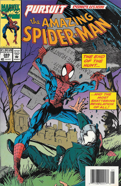 Cover for The Amazing Spider-Man (Marvel, 1963 series) #389 [Newsstand]
