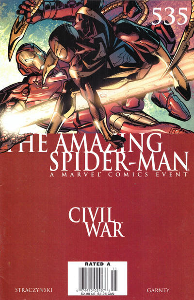 Cover for The Amazing Spider-Man (Marvel, 1999 series) #535 [Newsstand]